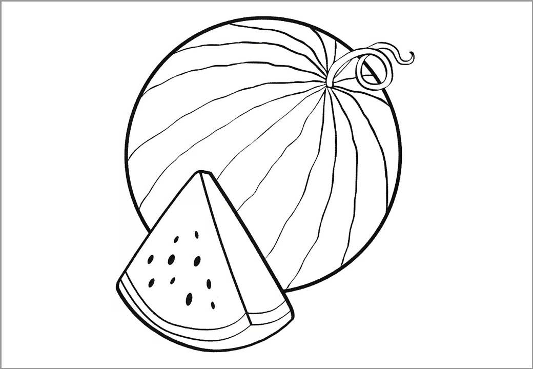 Шаблон для броши Кусочек арбуза, фетр Корея Премиум, толщина 1,25 мм, размер 10*10 см 063137